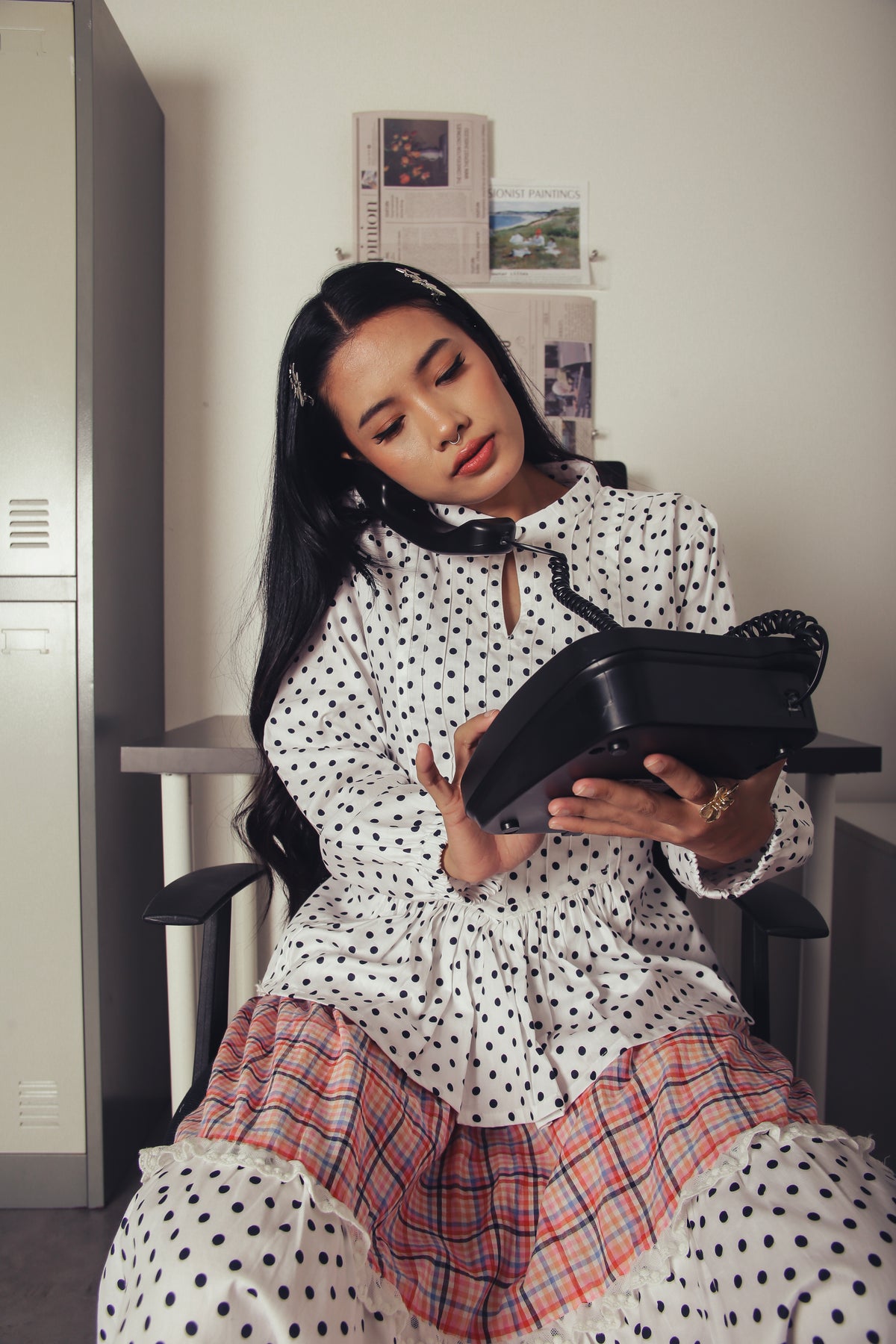 Hollis Pintuck Blouse
