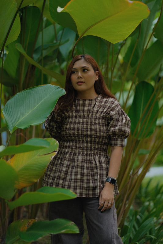 Roxie Smocked Short Sleeve Blouse