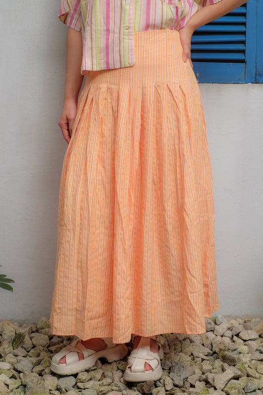 Sally Front Pleat Skirt