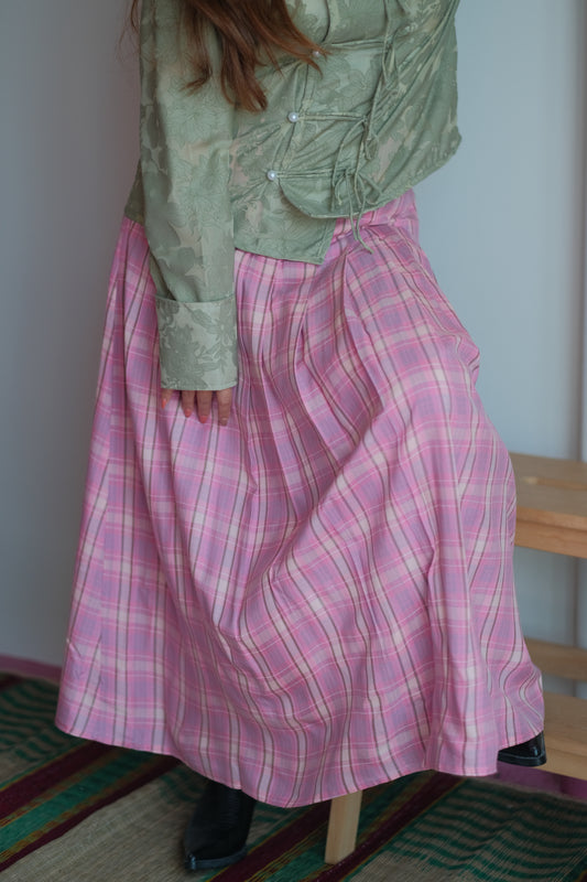 Sally Front Pleat Skirt