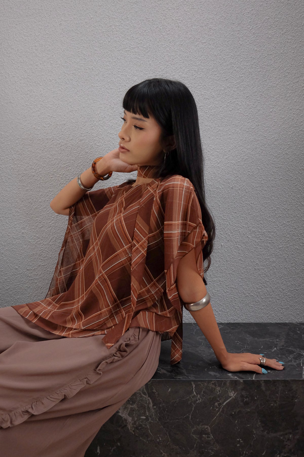 Frankie Cape Blouse