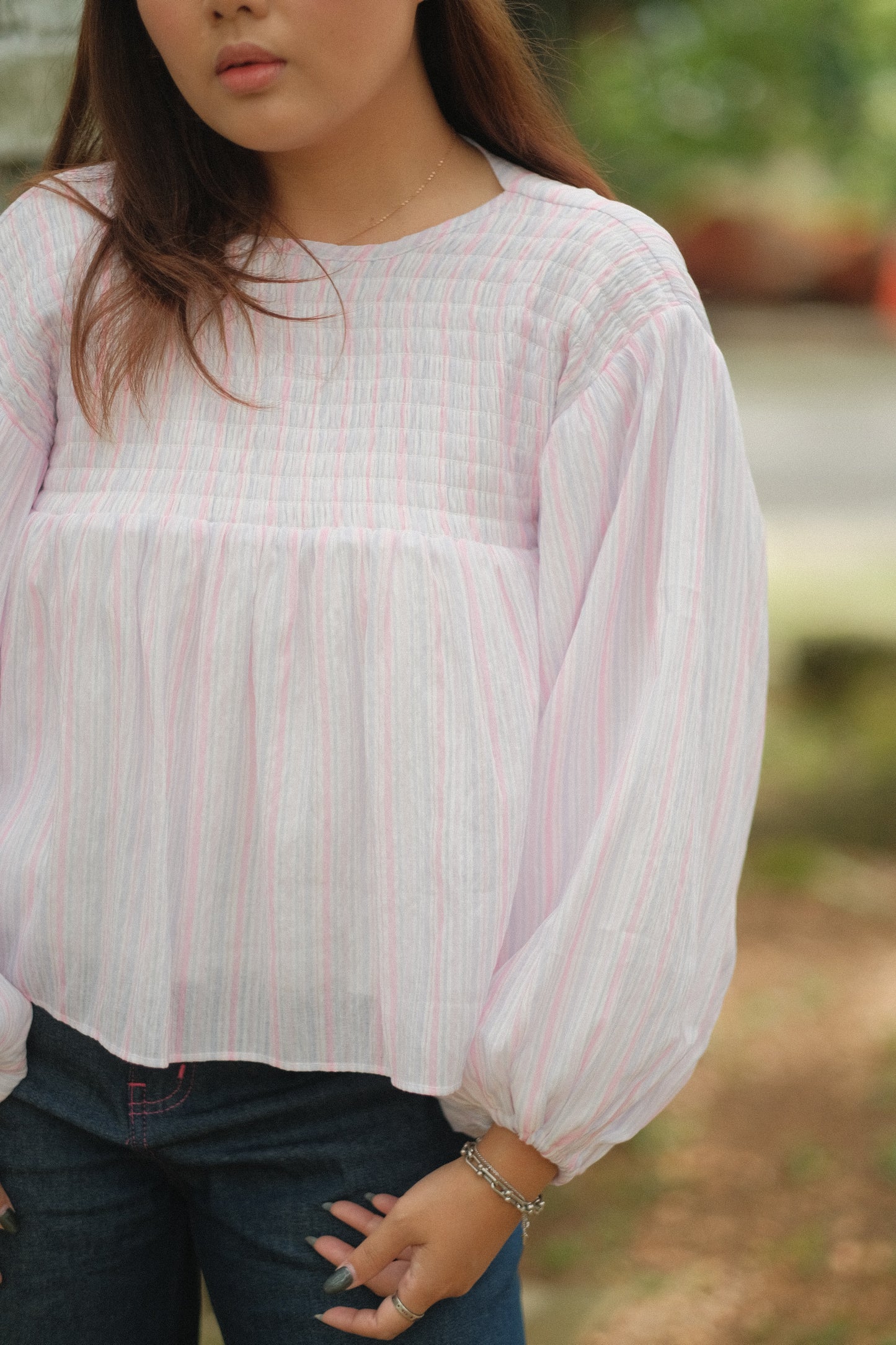 Malia Smocked Blouse