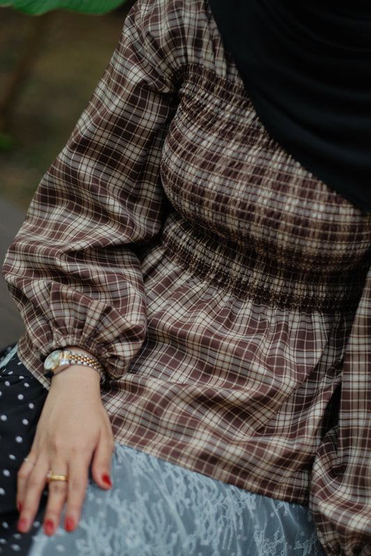 Roxie Smocked Long Sleeve Blouse