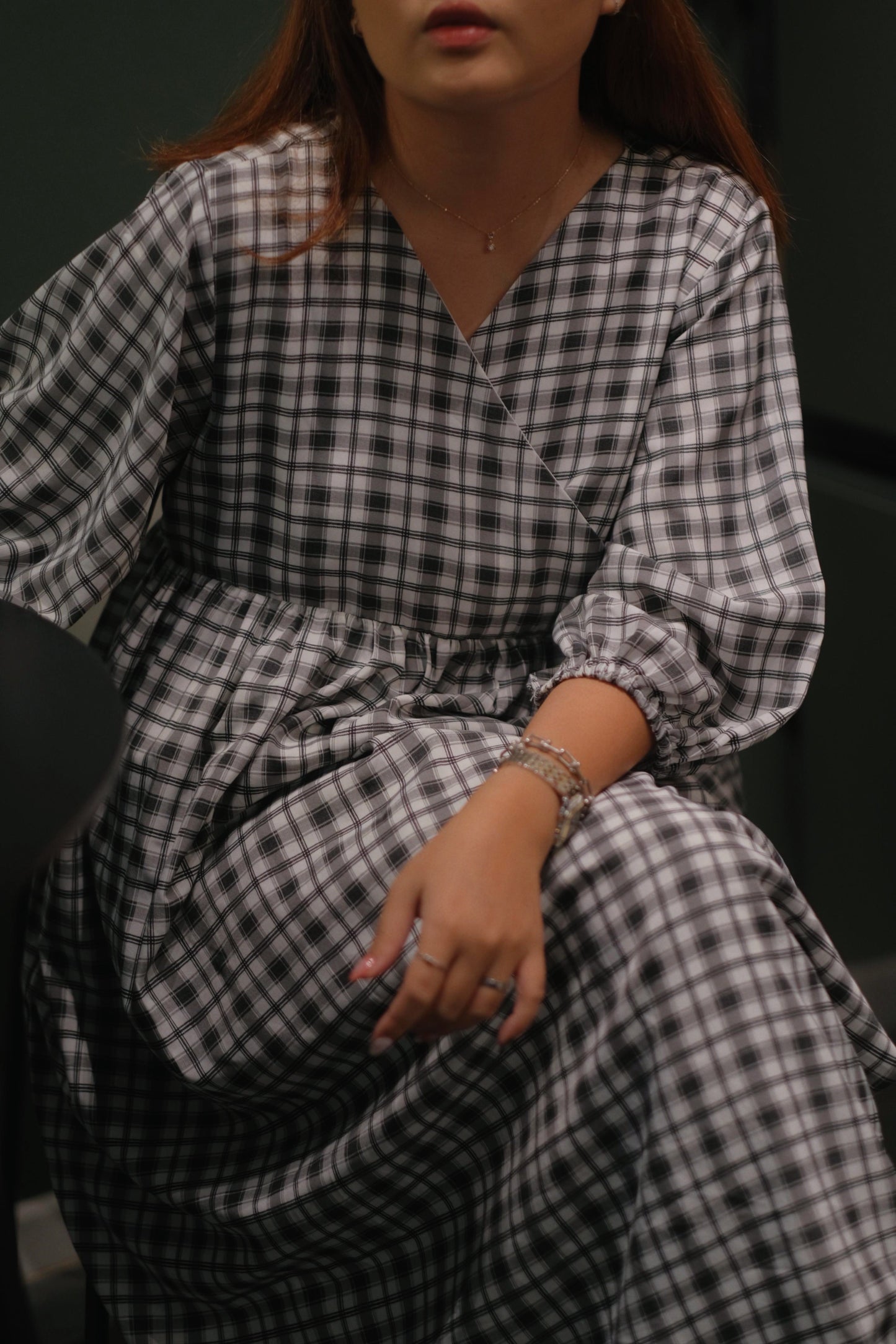 Skye Dress in Plaid