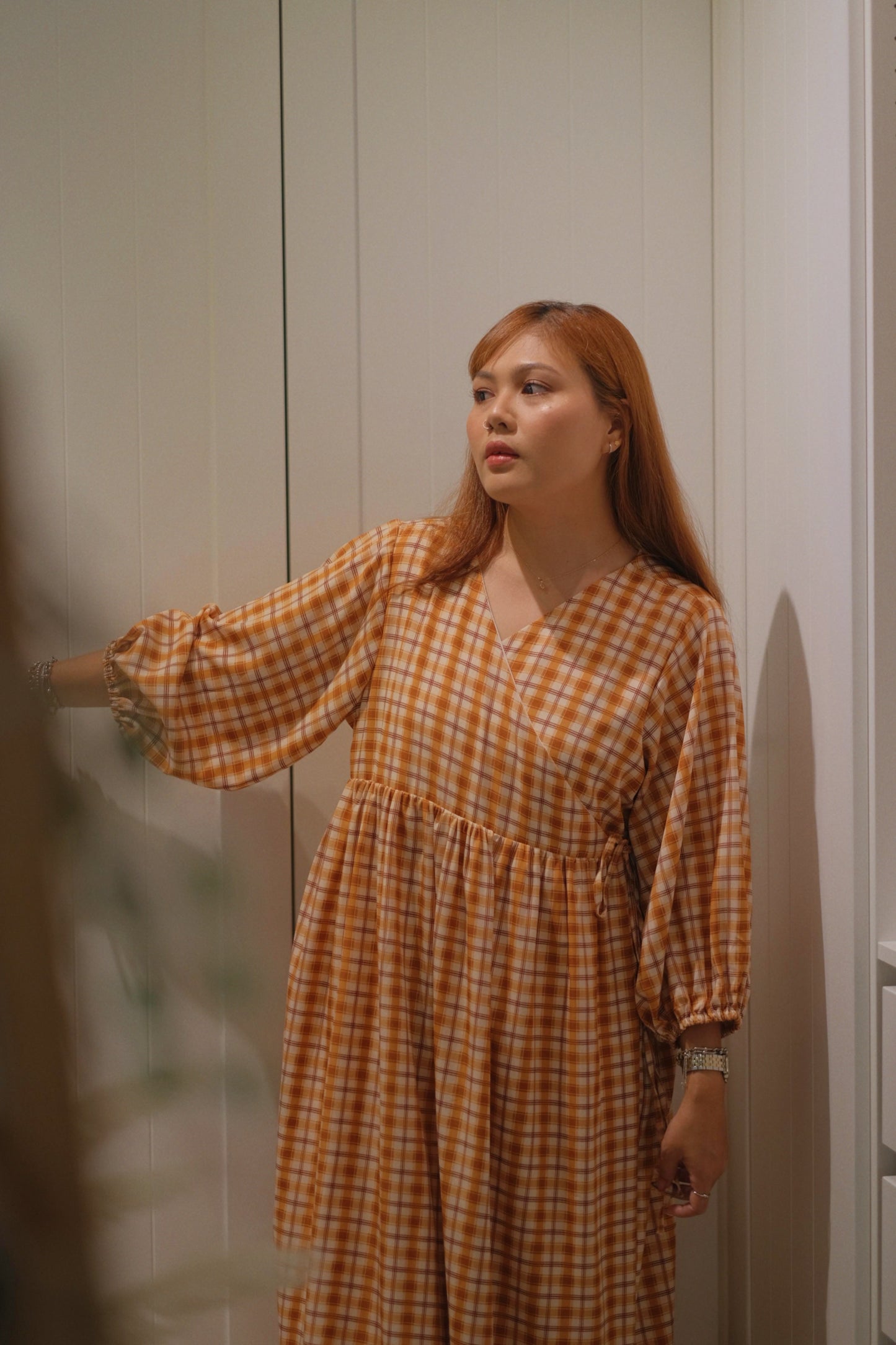 Skye Dress in Plaid
