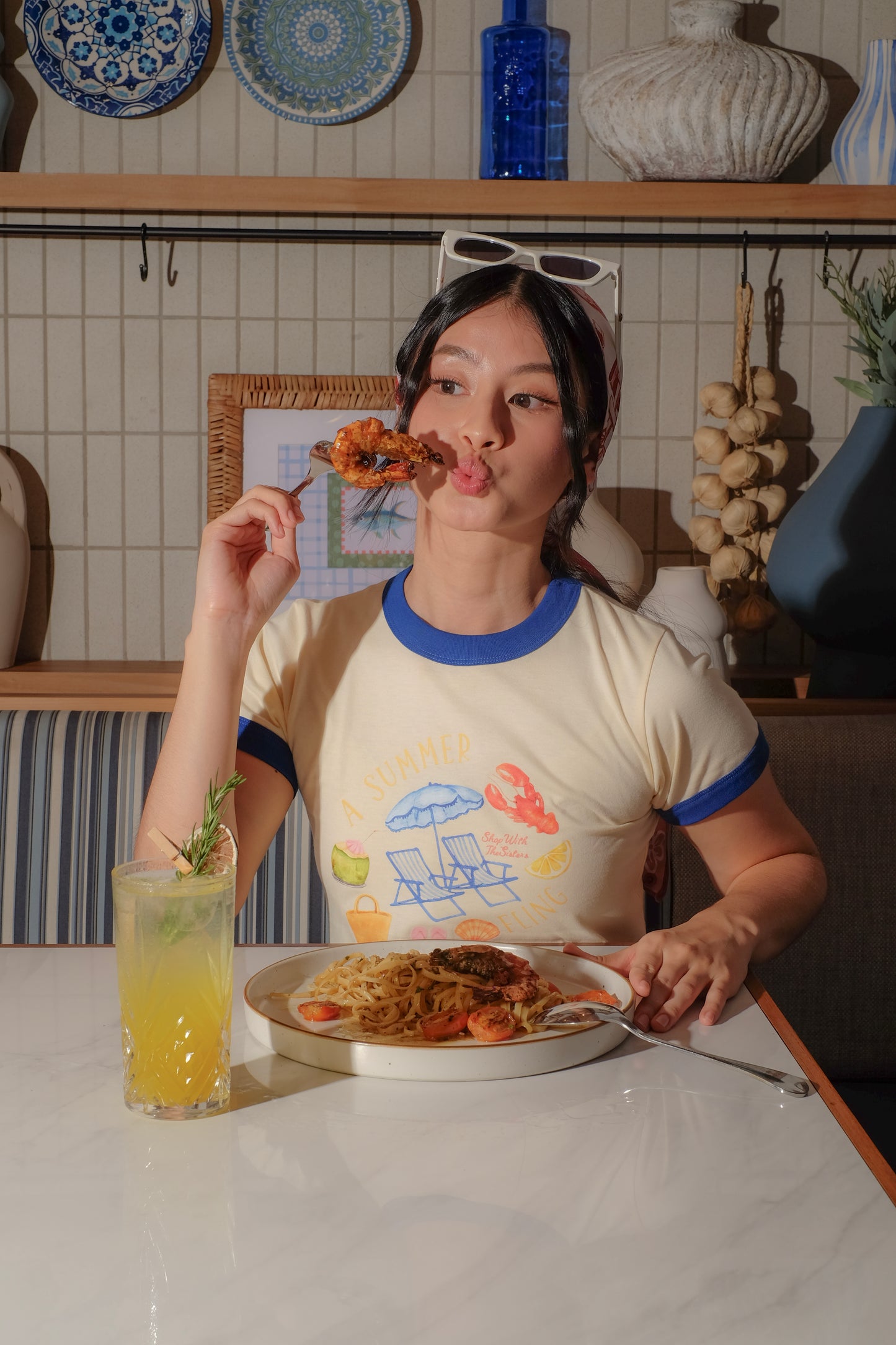 Limoncello Lunch Ringer Tee