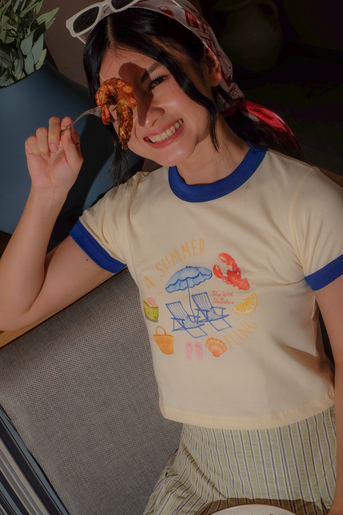 Limoncello Lunch Ringer Tee