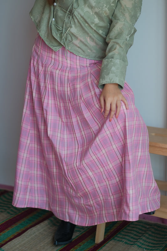 Sally Front Pleat Skirt