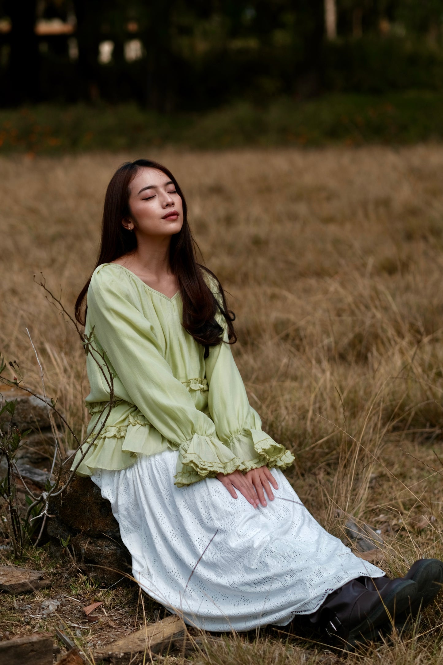 Leora Frill Blouse