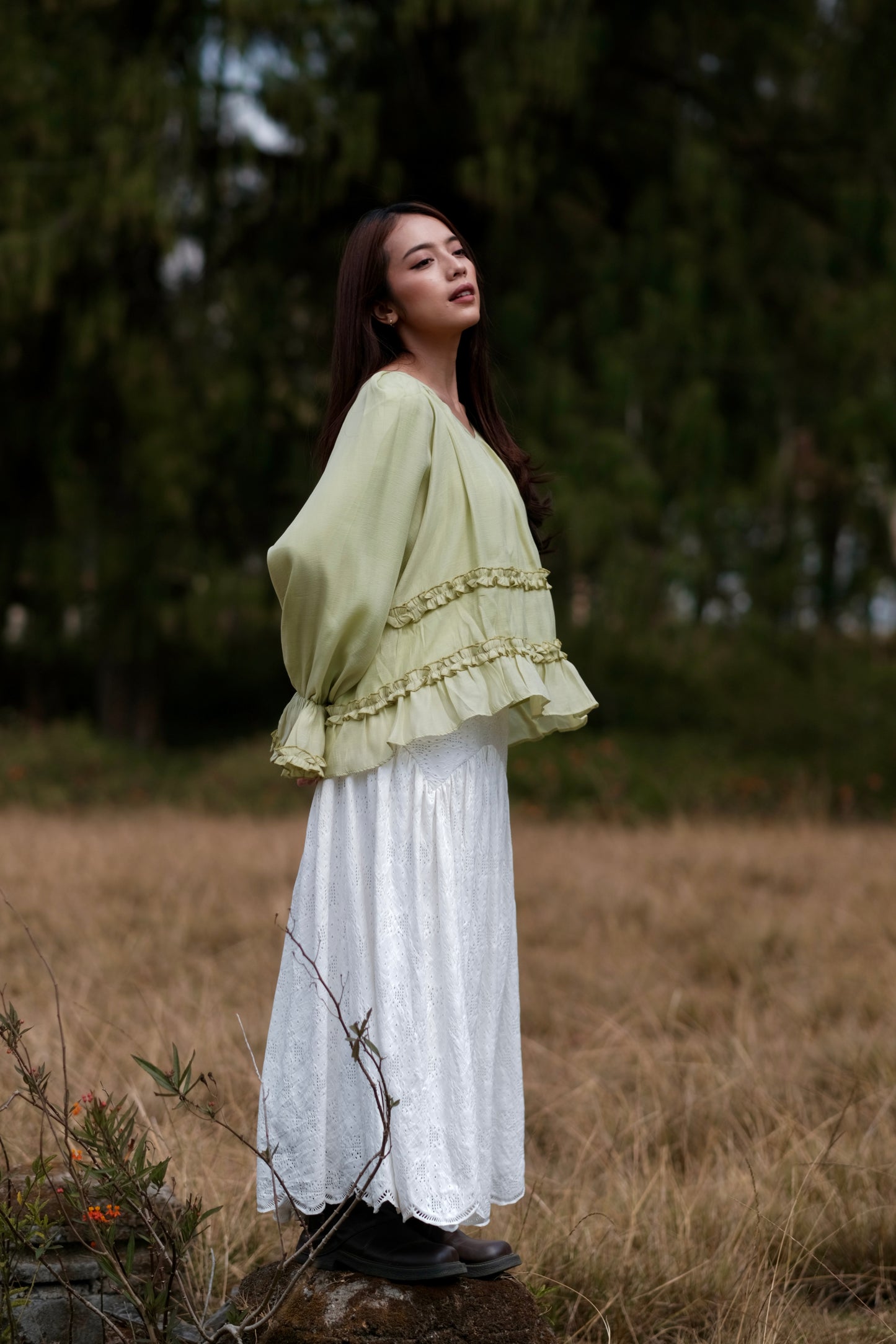 Leora Frill Blouse