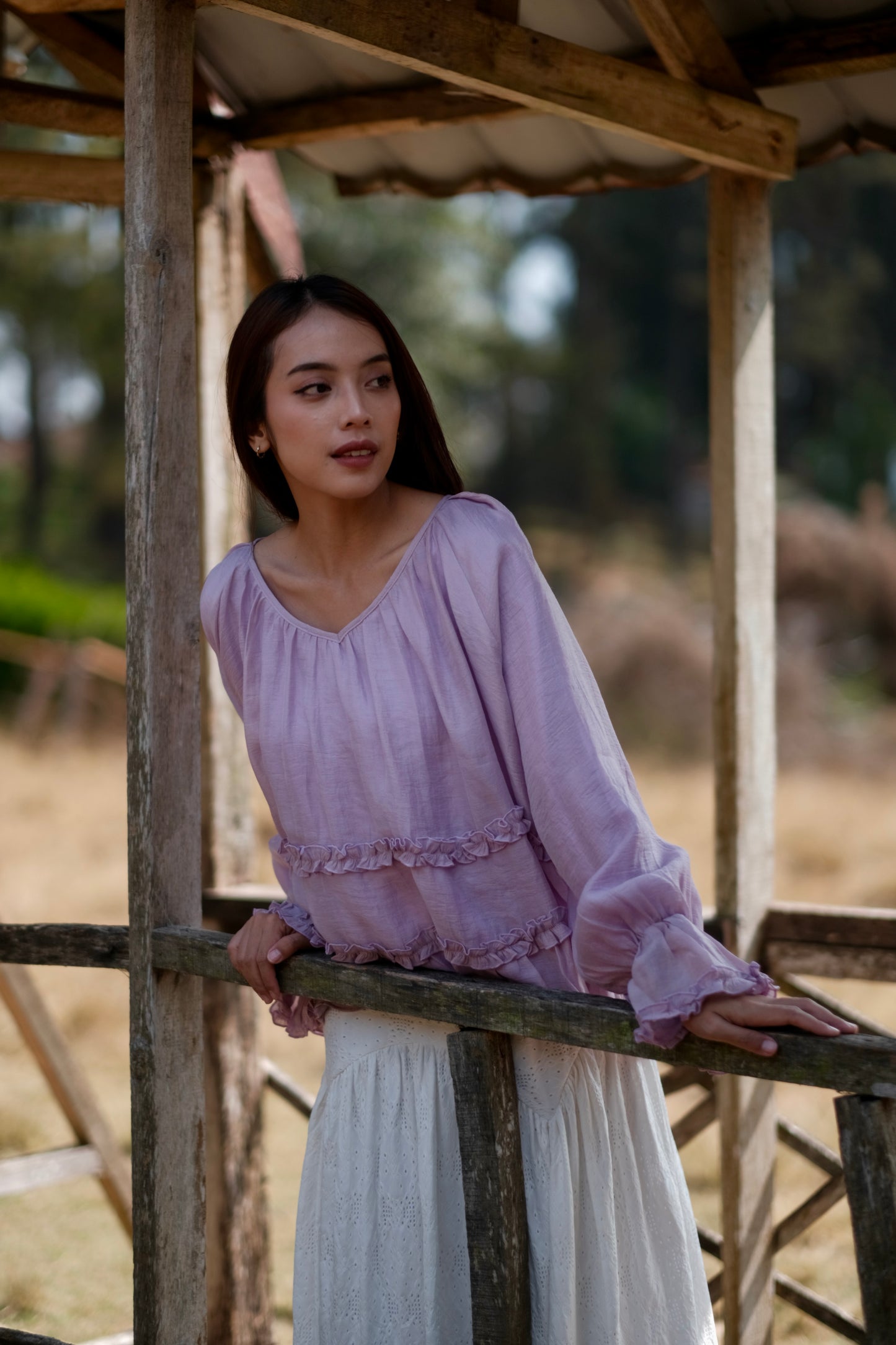 Leora Frill Blouse