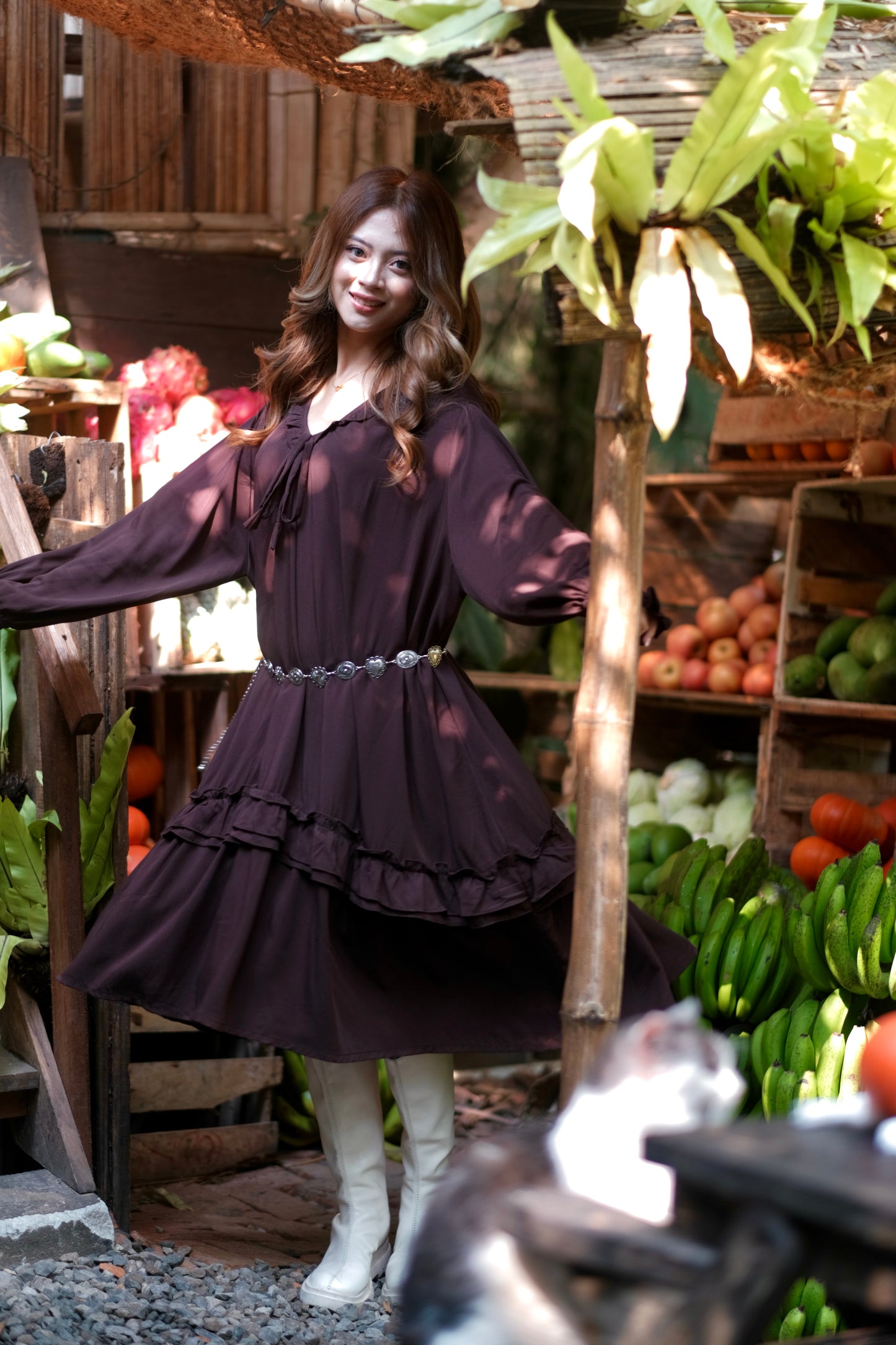 Elowen Poet Dress