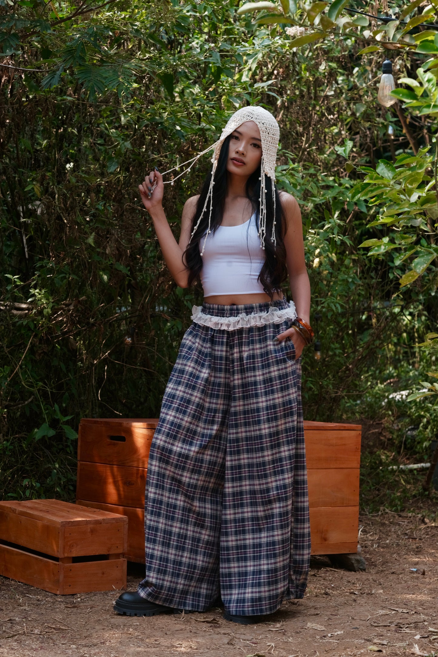 The Muse Pants (Lace details)