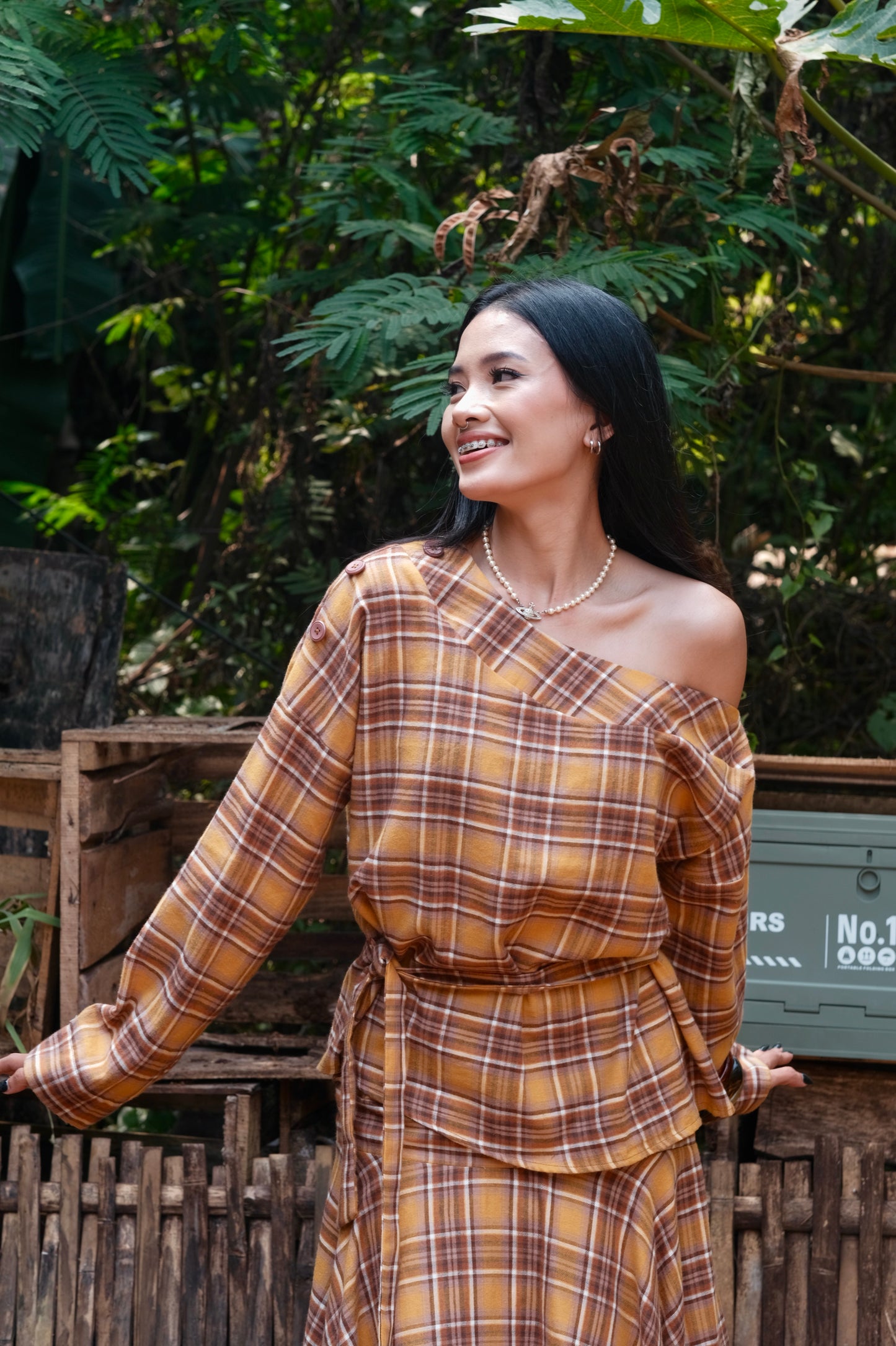 Odette Drape Blouse
