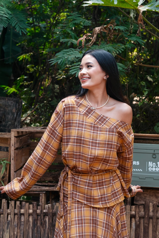 Odette Drape Blouse