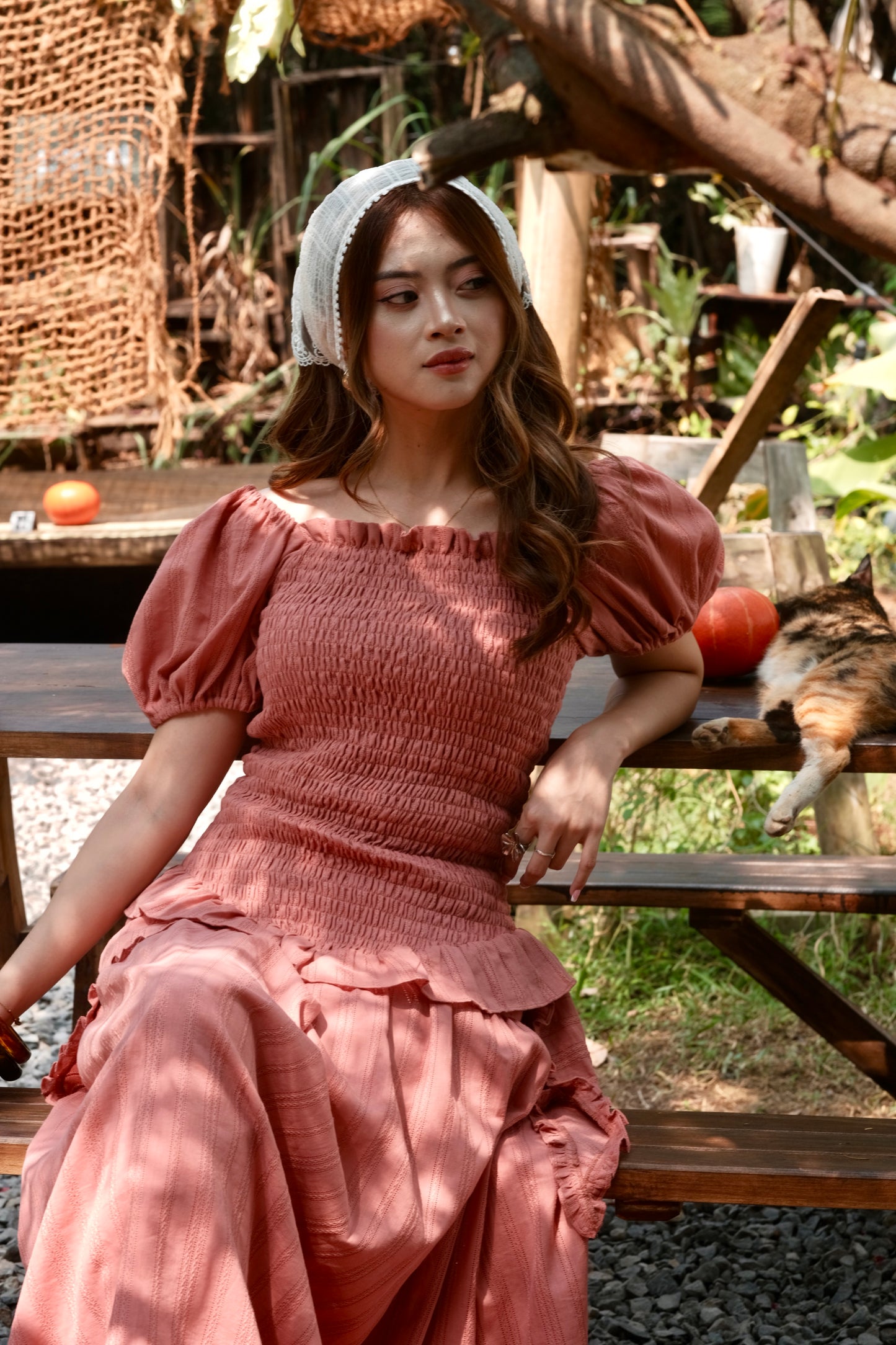 Della Shirred Blouse