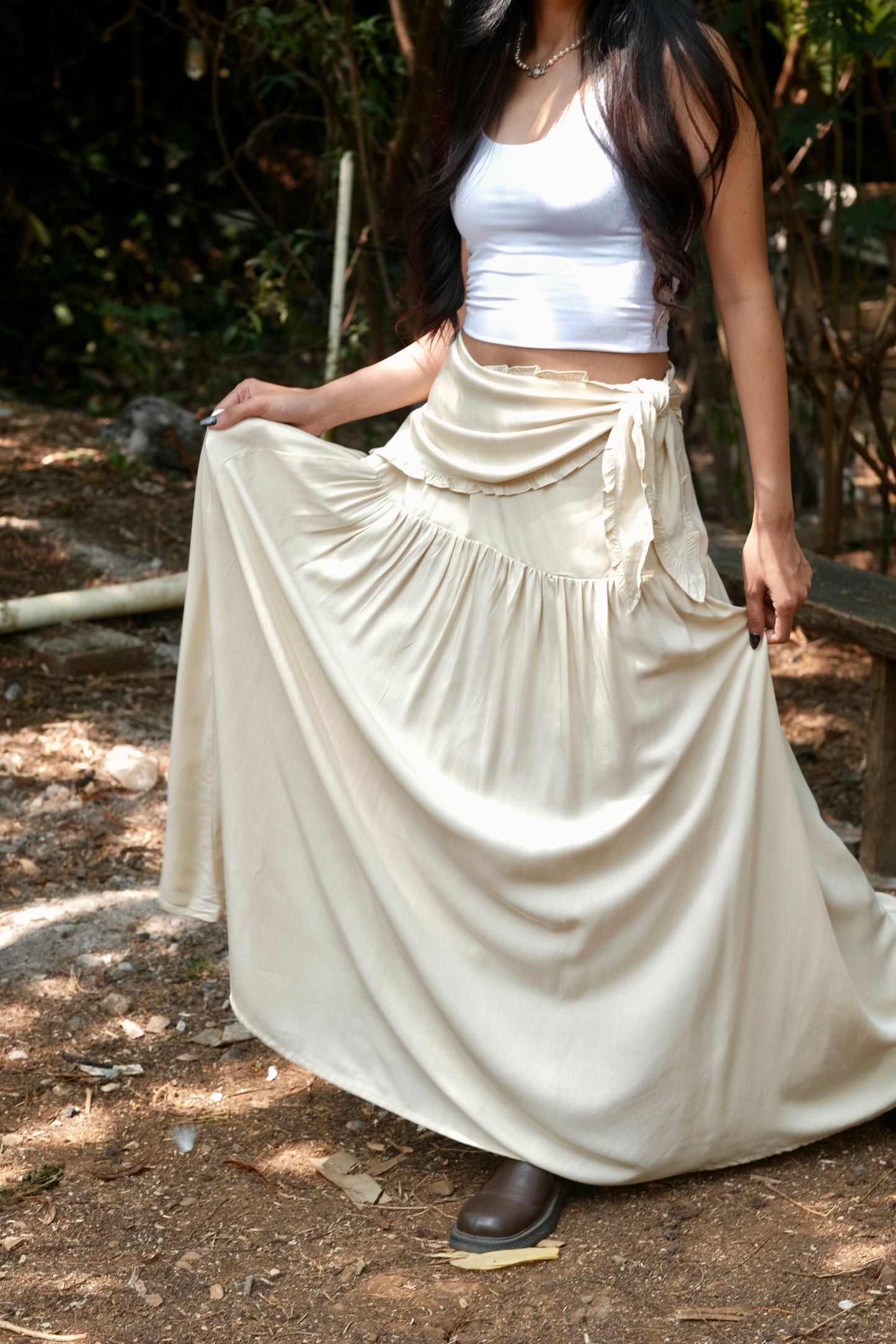 Sahara Scarf-Tie Skirt