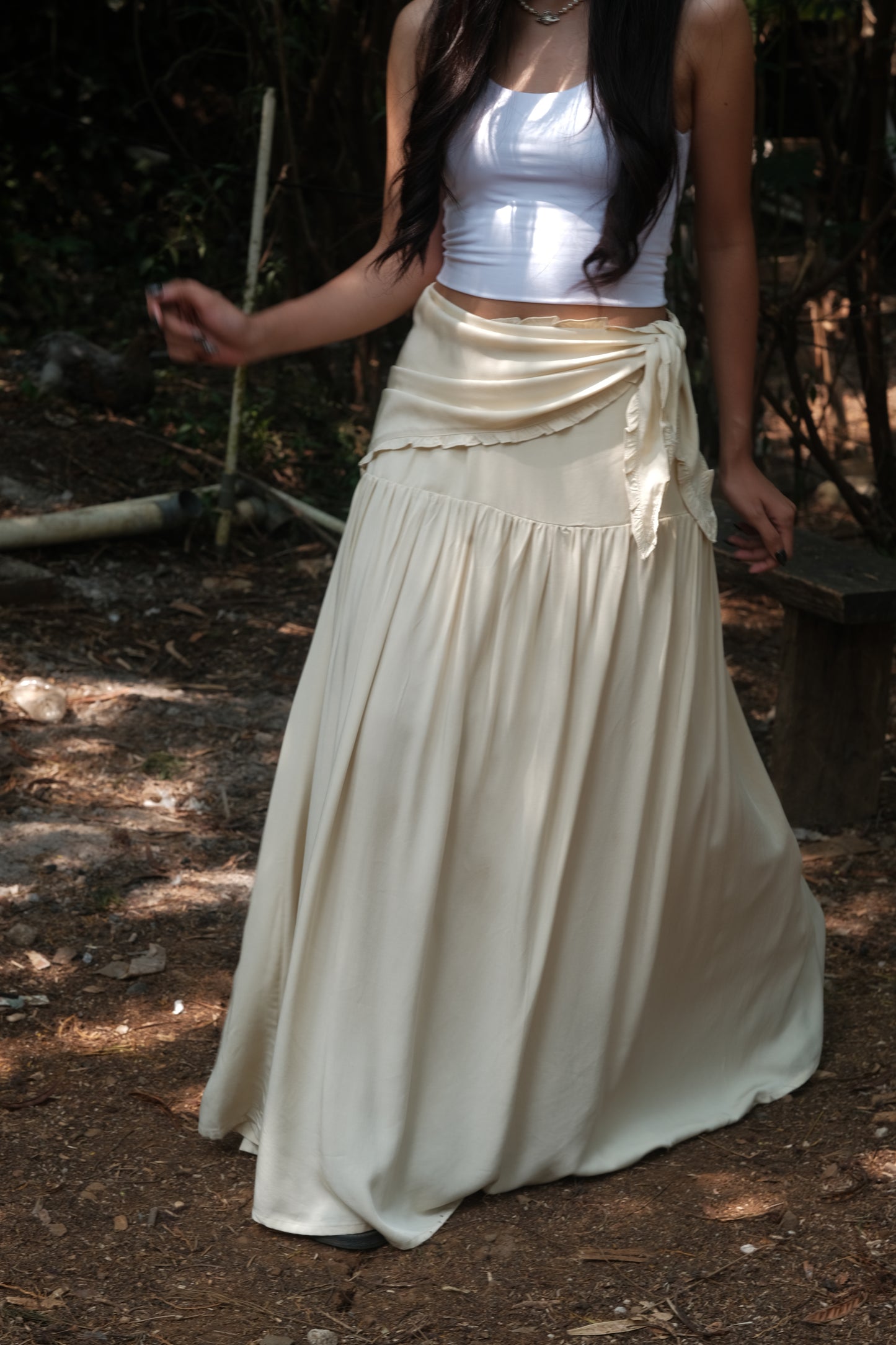 Sahara Scarf-Tie Skirt
