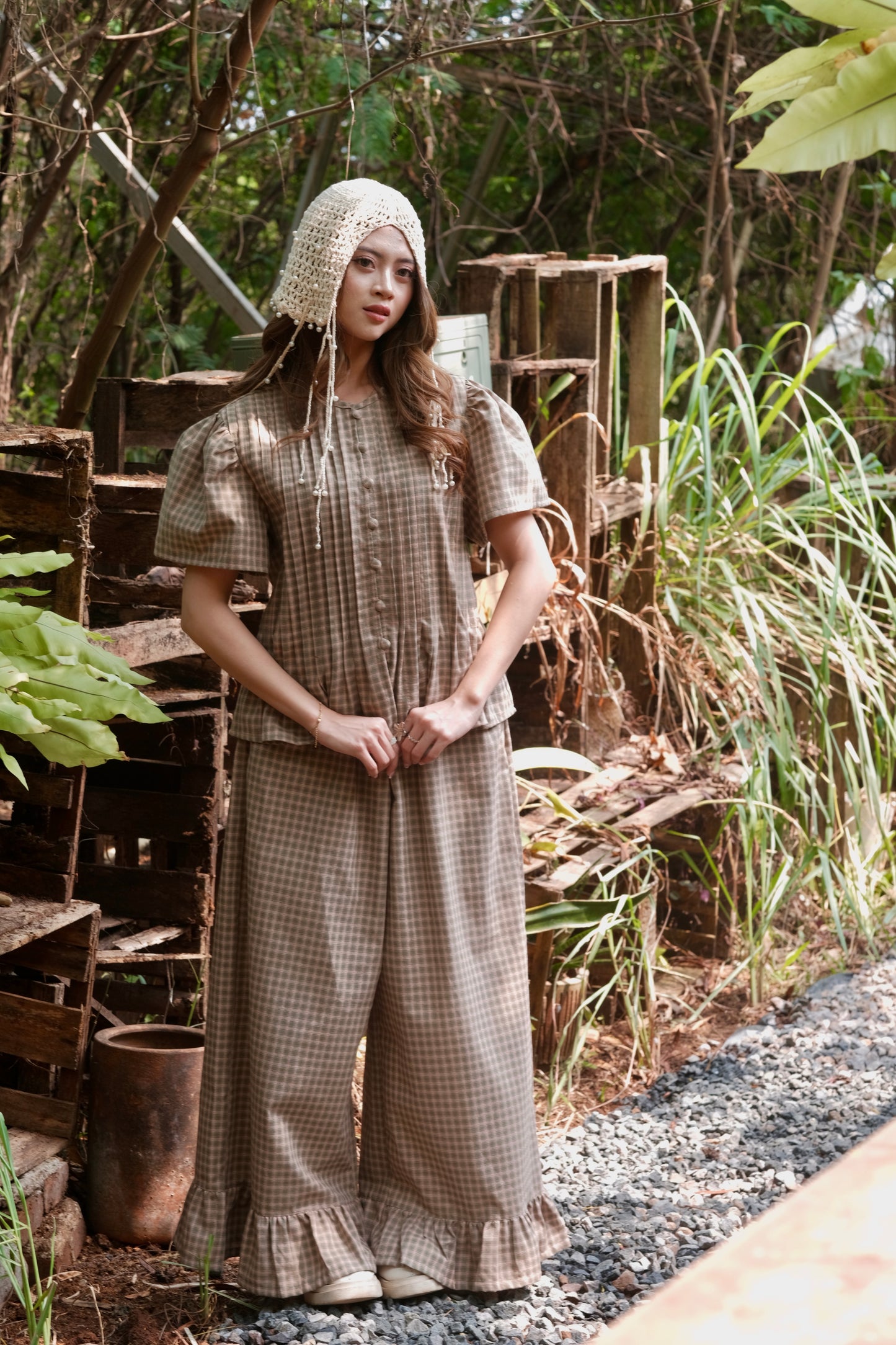 Petal Hem Pants