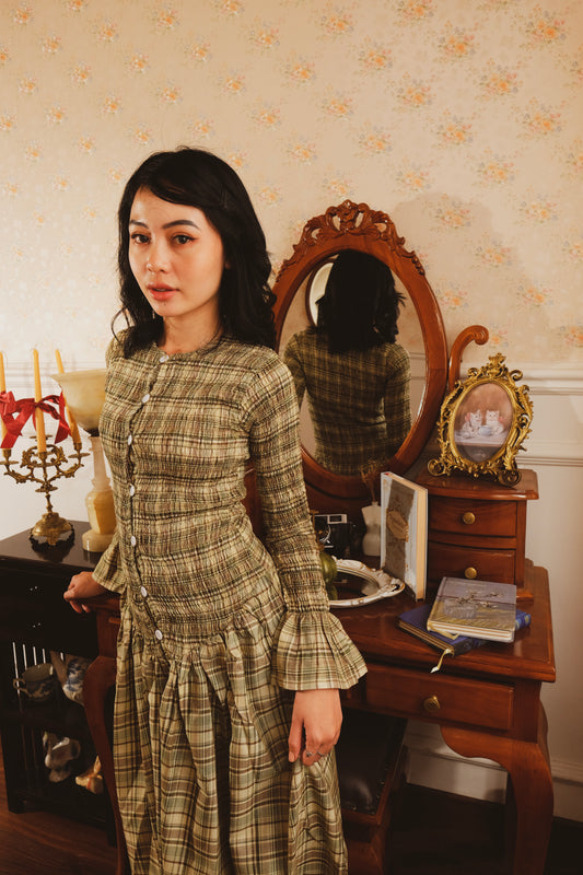 Marlow Smocked Dress Longsleeves (PO)