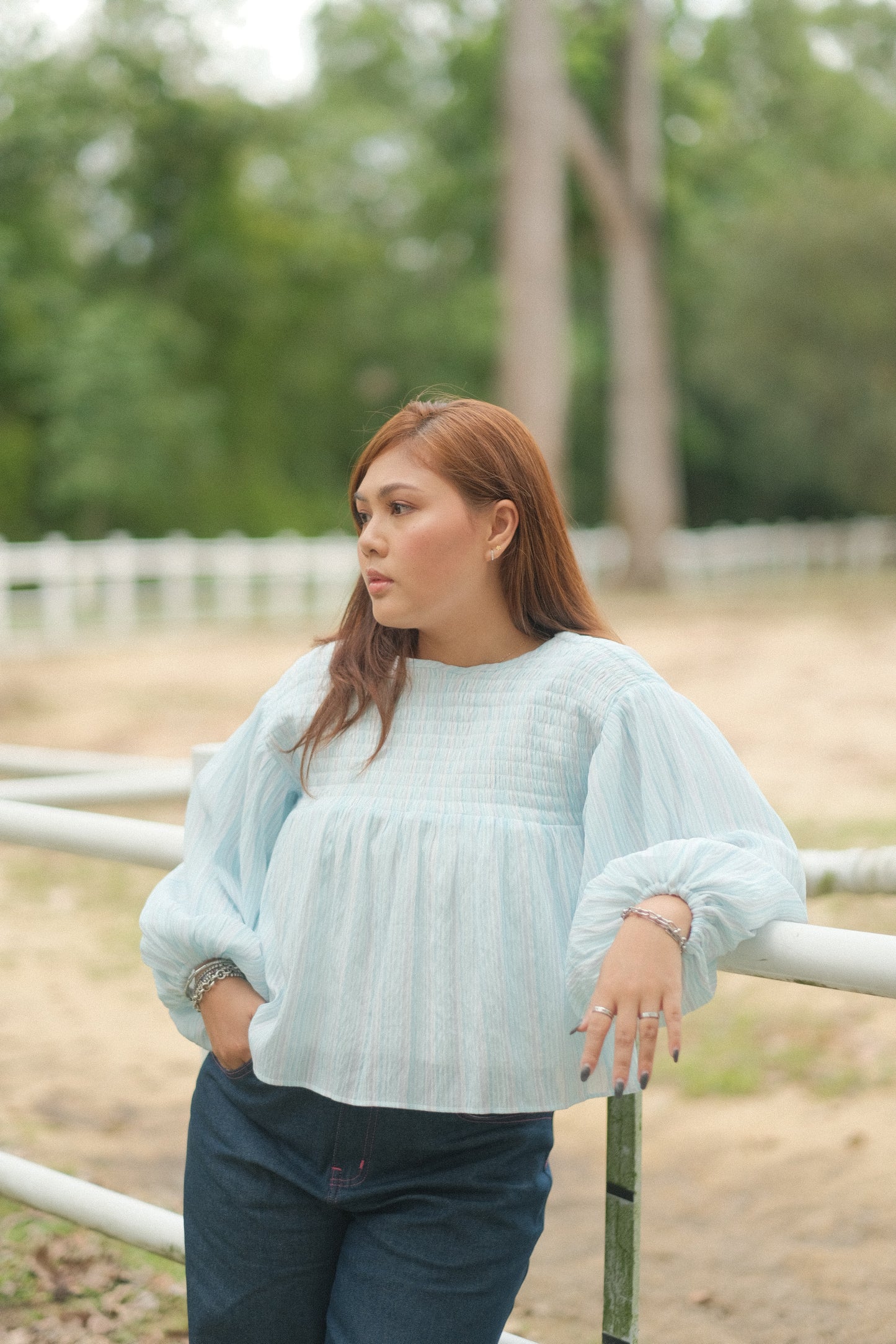 Malia Smocked Blouse