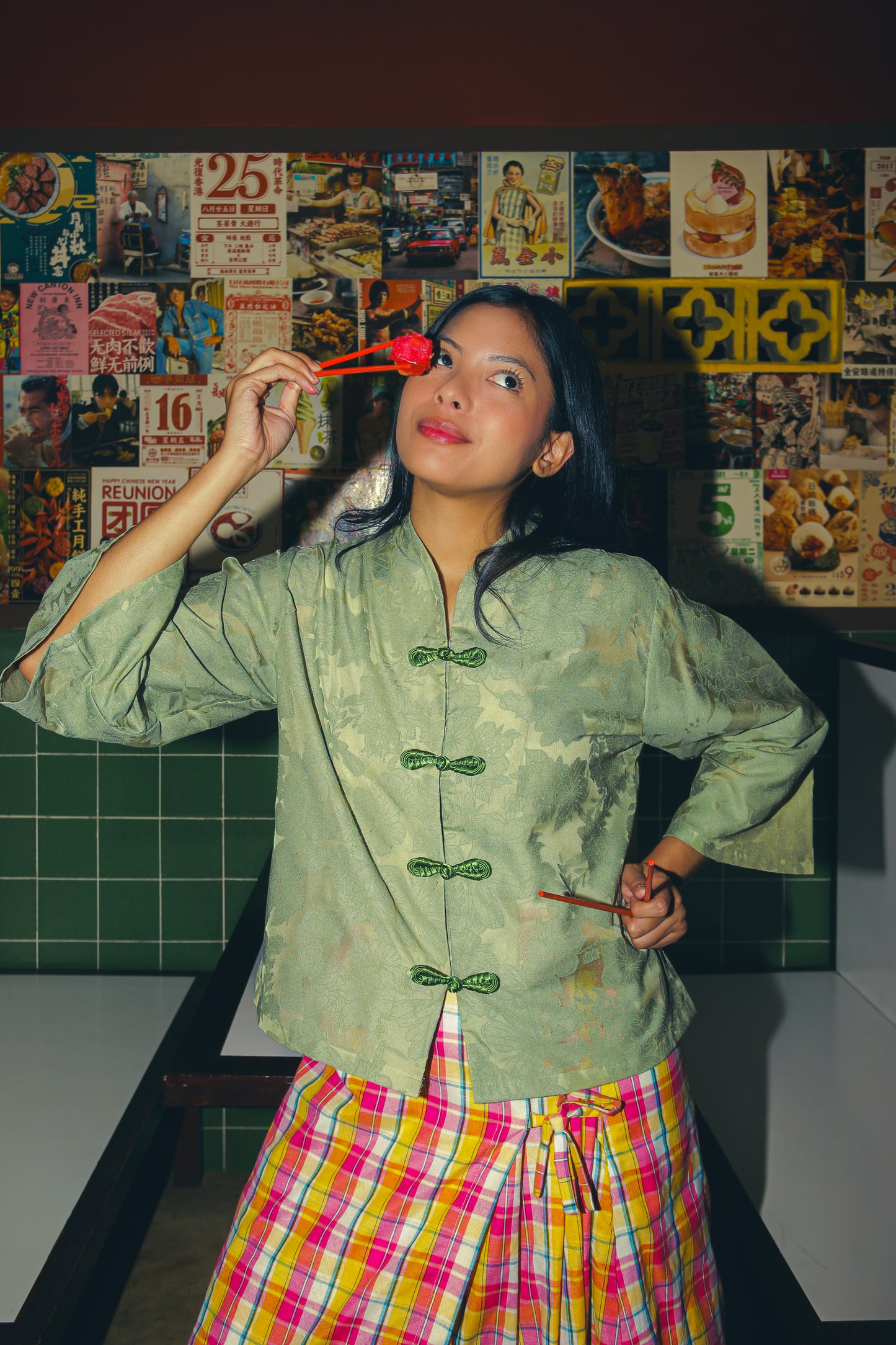 Meilana Boxy Oriental Blouse