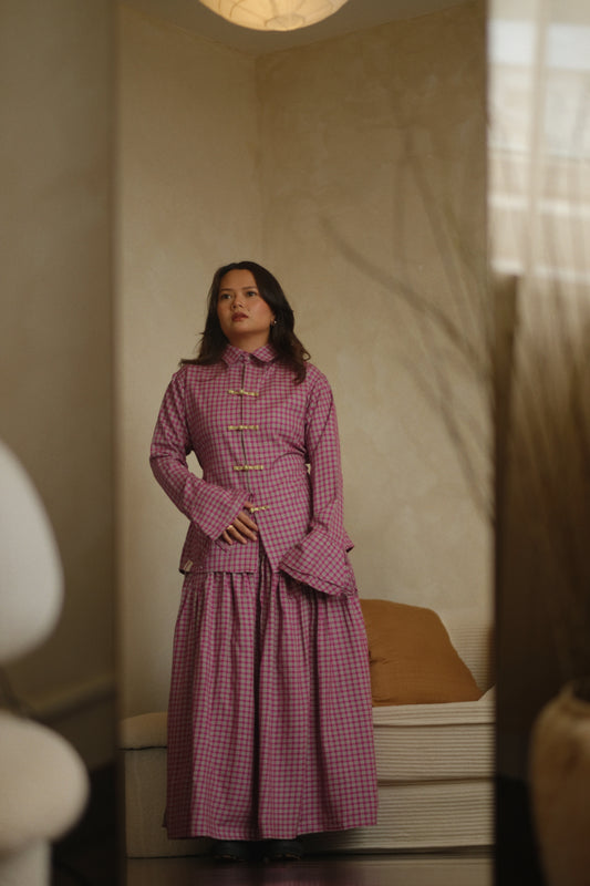 Annie Fitted Shirt (Oriental Twist)