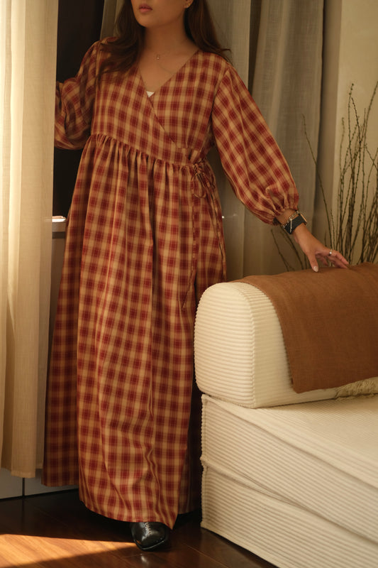 Skye Dress in Plaid