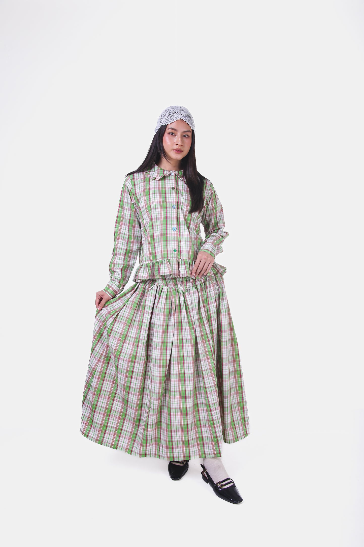 Alba Smocked Skirt