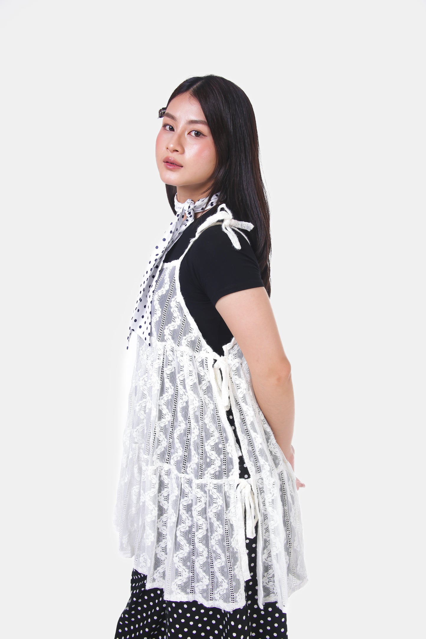 Whisper Lace Overlay Dress