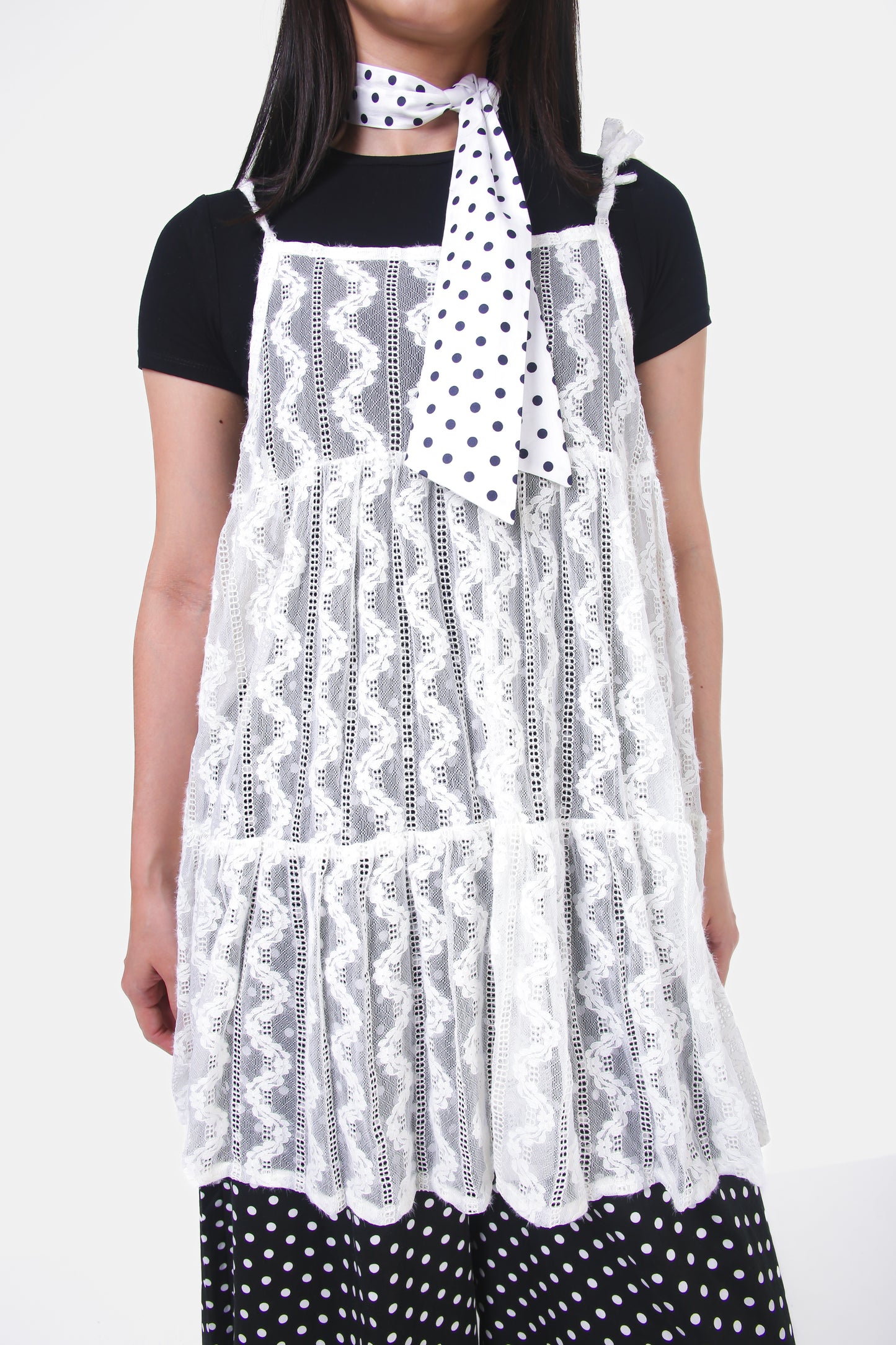 Whisper Lace Overlay Dress