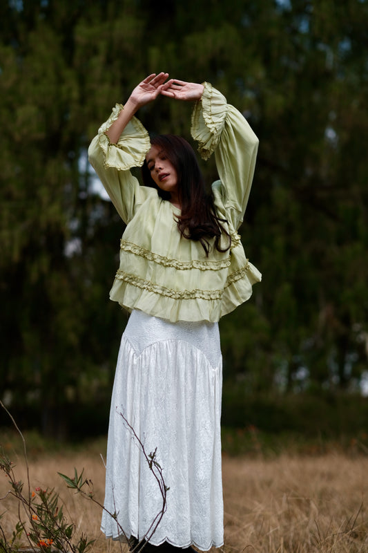 Suzy Skirt in Moonmilk