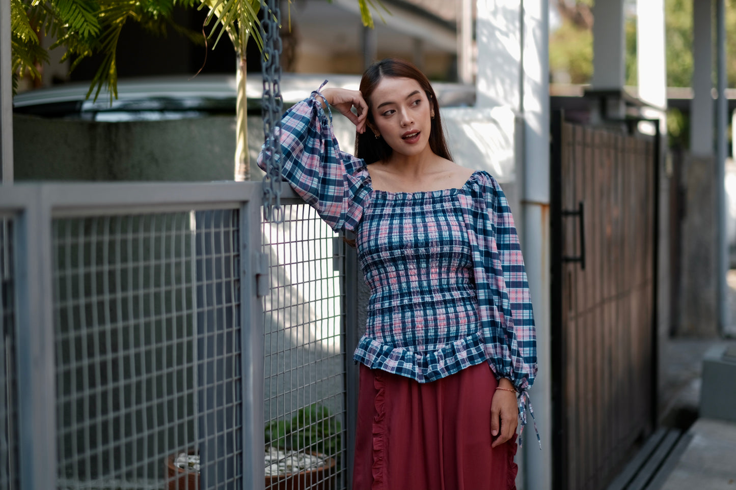 Lottie Shirred Blouse