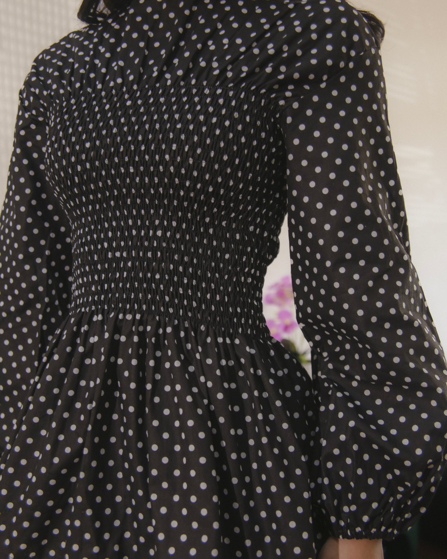 Roxie Smocked Long Sleeve Blouse