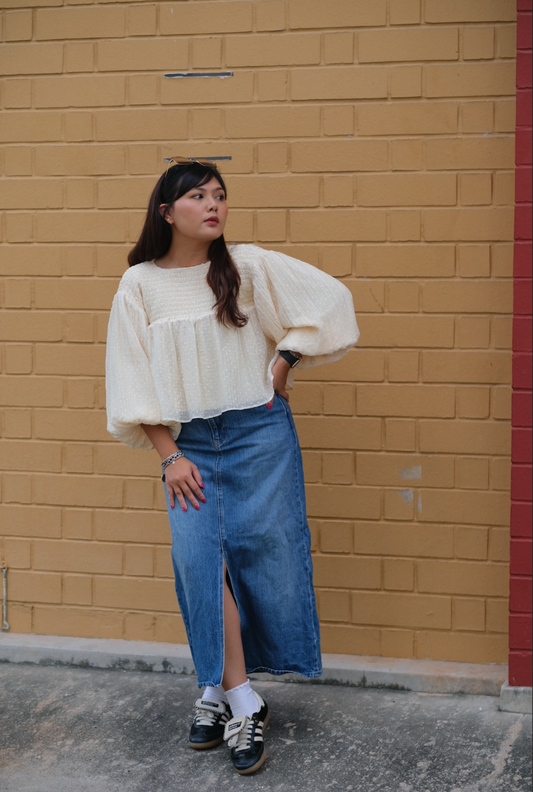 Malia Blouse in Polka