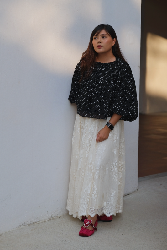 Malia Blouse in Polka