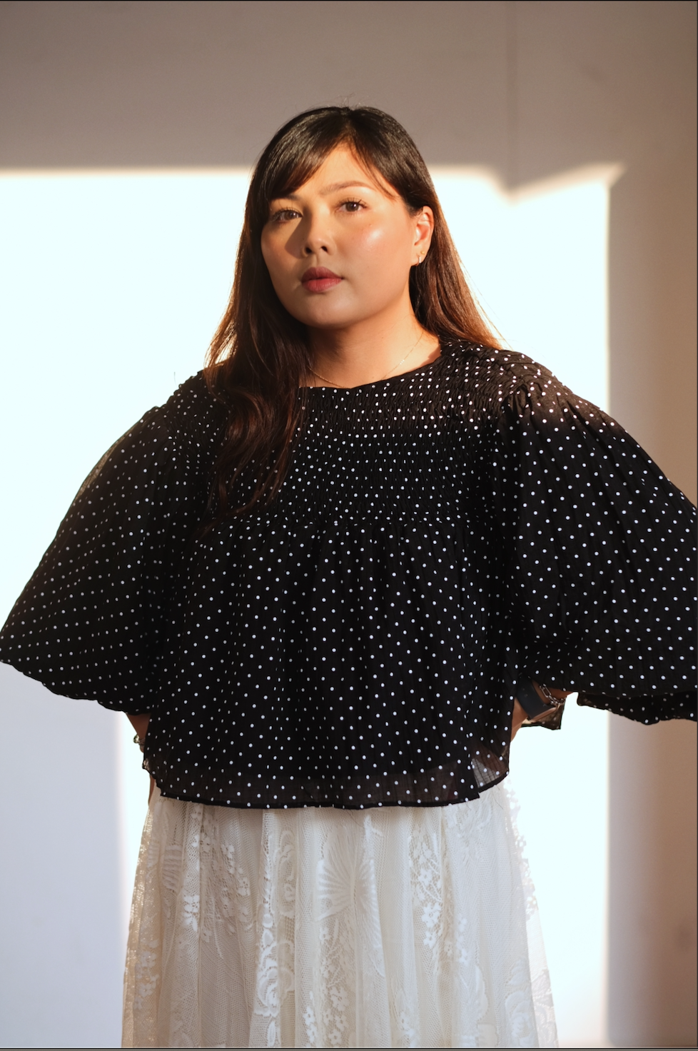 Malia Blouse in Polka