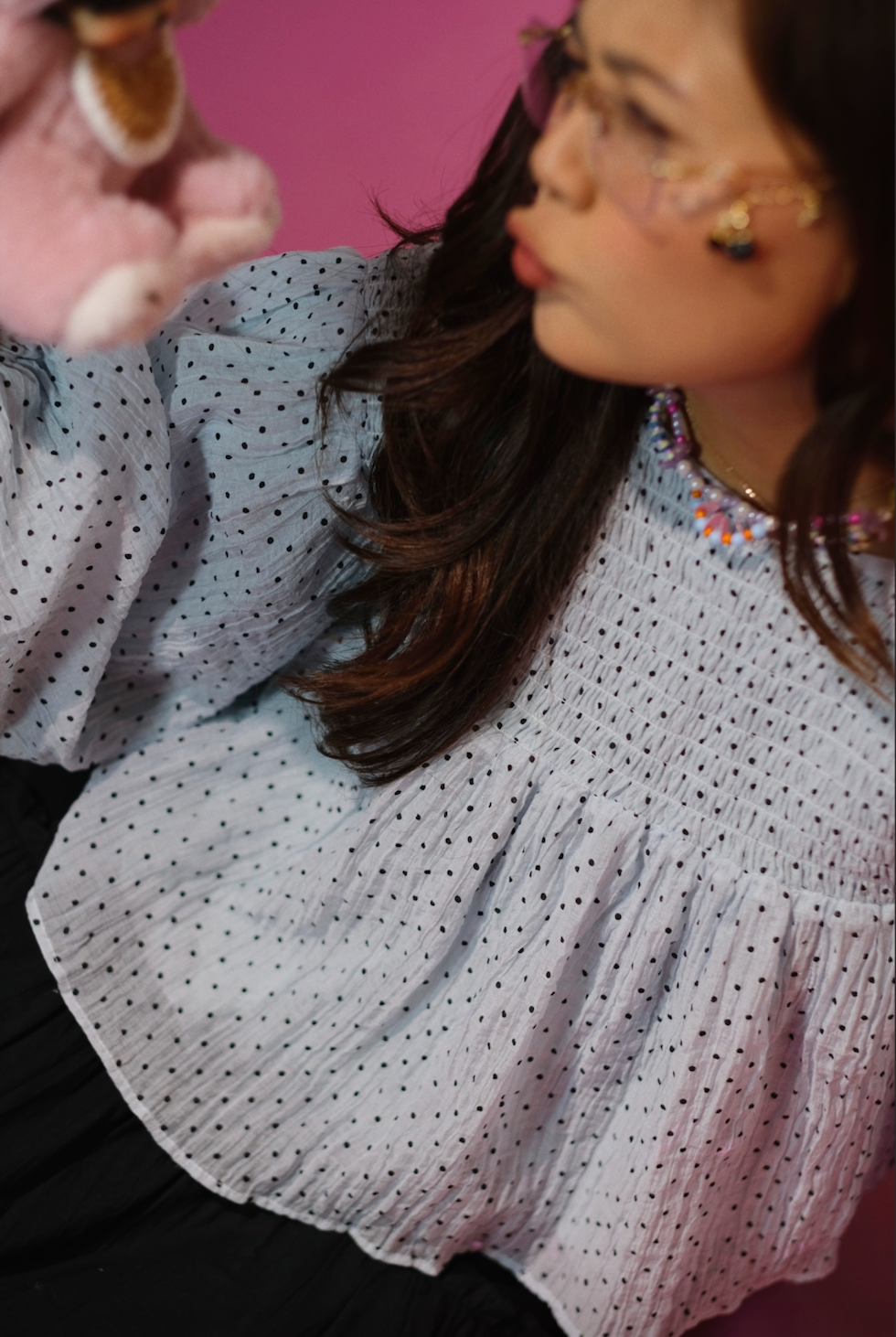 Malia Blouse in Polka