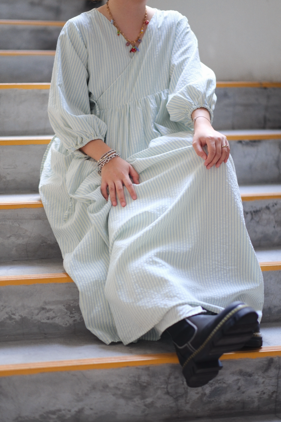 Skye Seersucker Dress